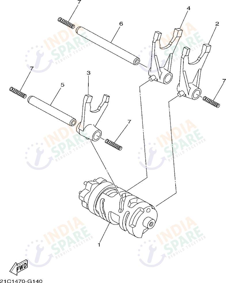 SHIFT CAM FORK